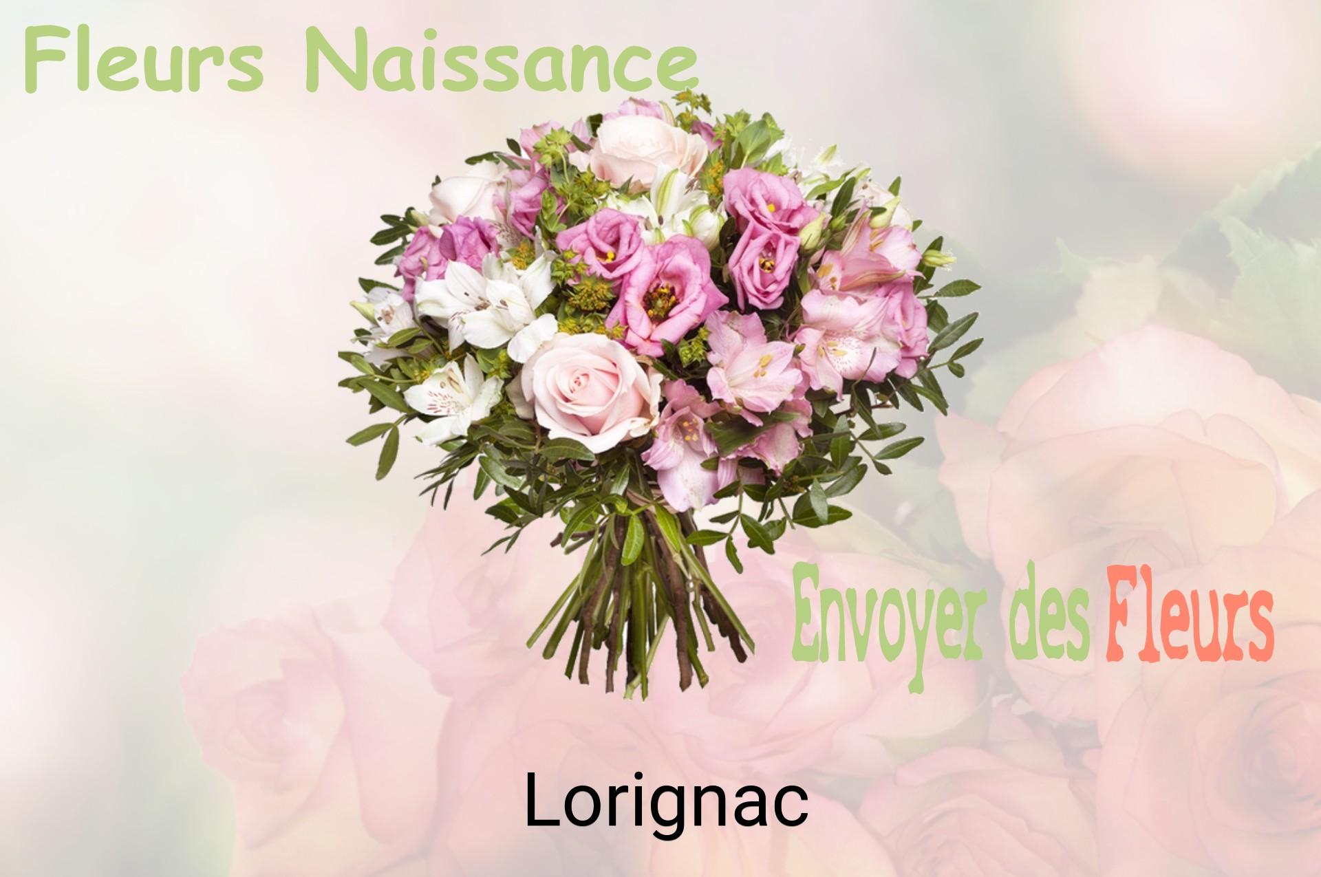 Bouquet de fleurs de naissance livré à Lorignac